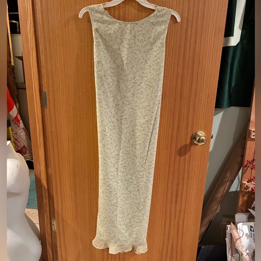 Norton McNaughton Cream Maxi Dress